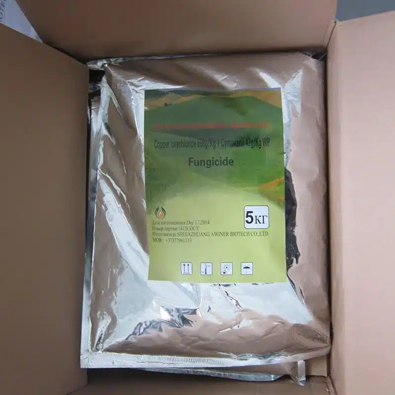 Cymoxanil42gCopper oxychloride689.5 WP 6 Cymoxanil 42/g+Copper oxychloride 689.5/g WP