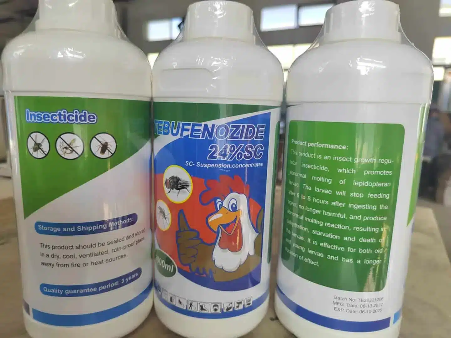 Tebufenozide 24 SC 1 Tebufenozide 24% SC – IRAC 18 IGR for Stored-Product & Urban Moth Management
