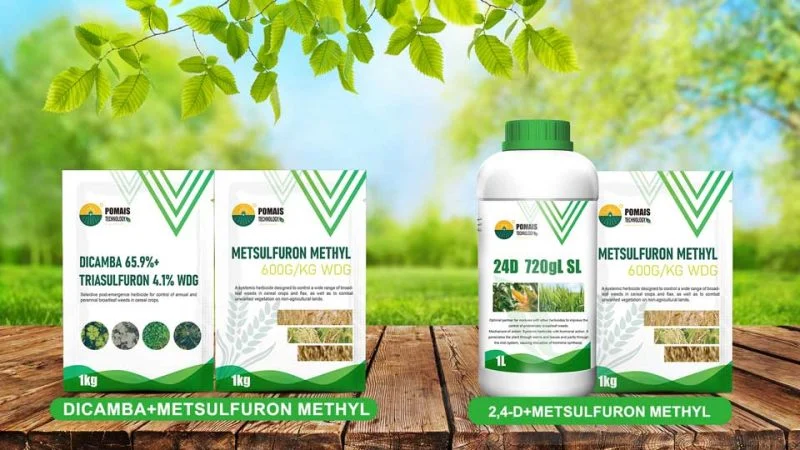 Mixing Dicamba or 2,4-D with Metsulfuron Methyl