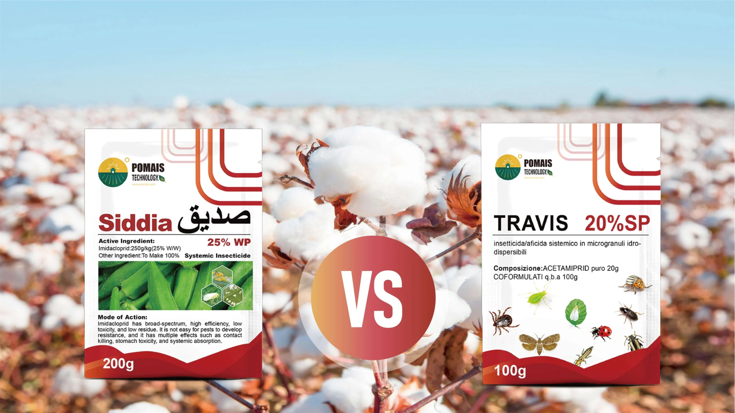 Imidacloprid vs Acetamiprid