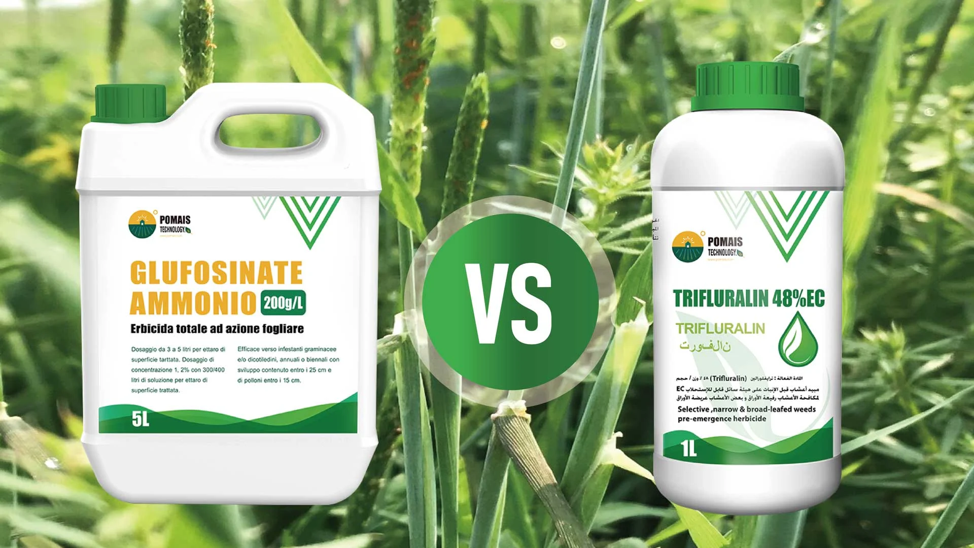 Glufosinate Ammonium vs. Glyphosate