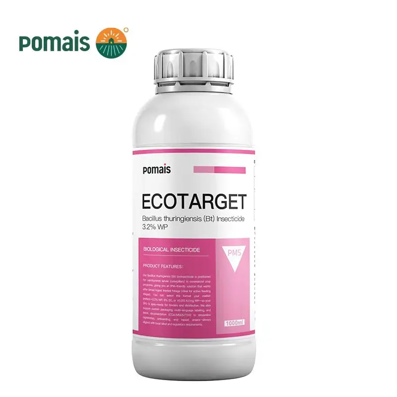 Bacillus thuringiensis (Bt) Insecticide (3.2% WP, 8% SC, 16,000 IU/mg WP)