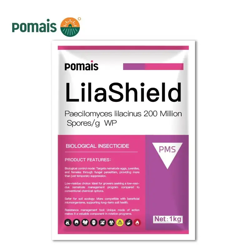 Paecilomyces lilacinus (Purpureocillium lilacinum) Bio-Nematicide WP | 200 Million Spores/g 5 Paecilomyces lilacinus (Purpureocillium lilacinum) Bio-Nematicide WP | 200 Million Spores/g