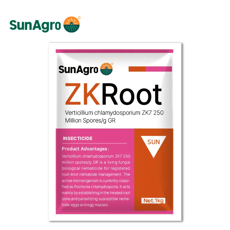 ស្ព័រ Verticillium chlamydosporium ZK7 ចំនួន 250 លានស្ពែរក្រាម GR